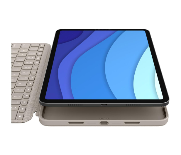 Logitech Combo Touch iPad Pro 11" (1., 2., 3 i 4 gen) piaskowy - 678732 - zdjęcie 5